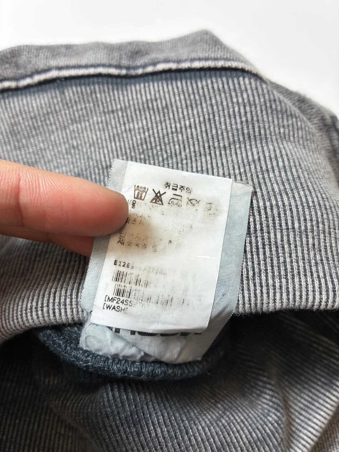 미스치프 밴딩 스웨트 버뮤다 팬츠 워시드 PN8557 상품이미지7