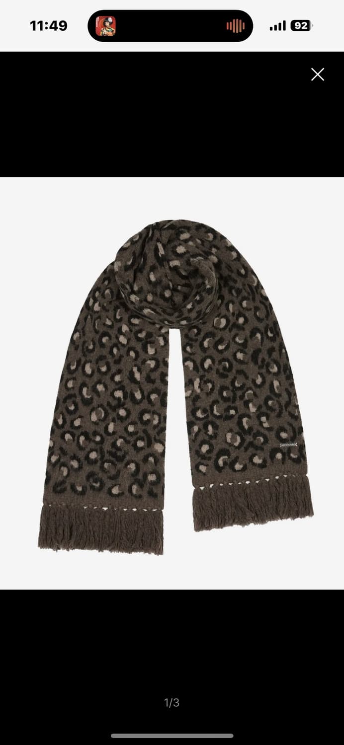 낫노잉 호피 머플러 상품이미지1