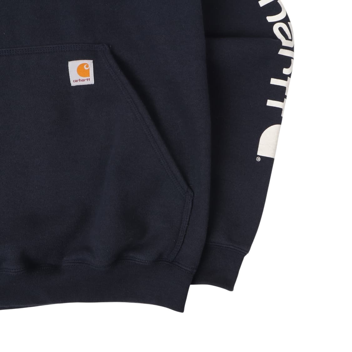 칼하트 k288 네이비 코튼 후드티 상품이미지4