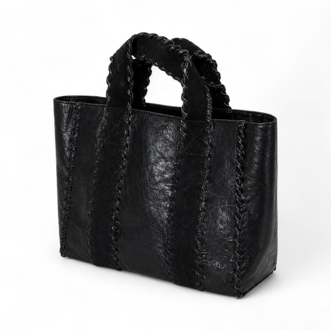 꼼데가르송 트리콧 염소가죽 토트백 상품이미지1