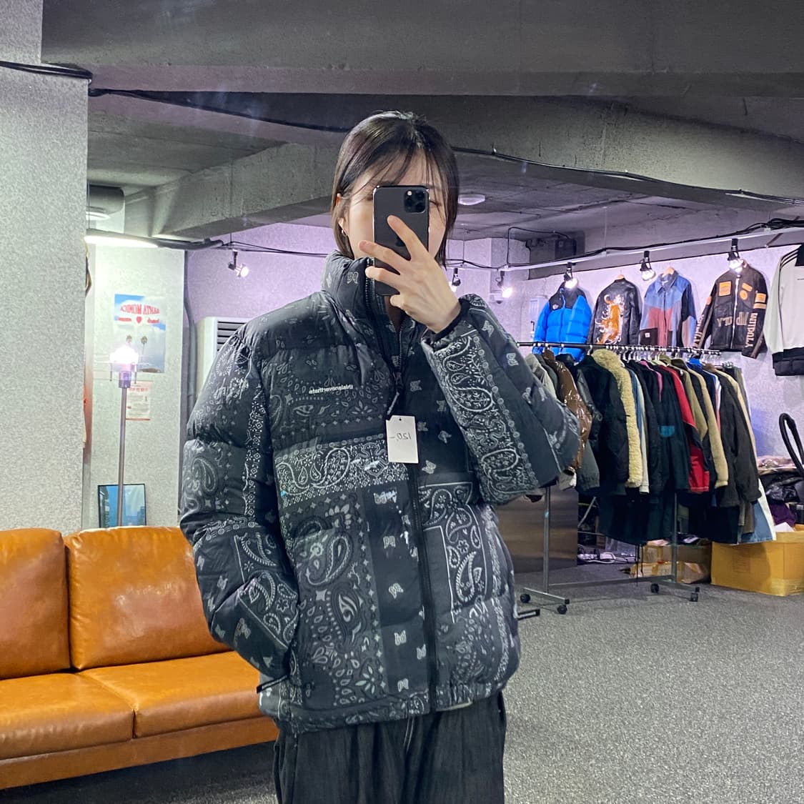 디스이즈네버댓 퍼텍스 반다나 패딩 B4062 상품이미지1