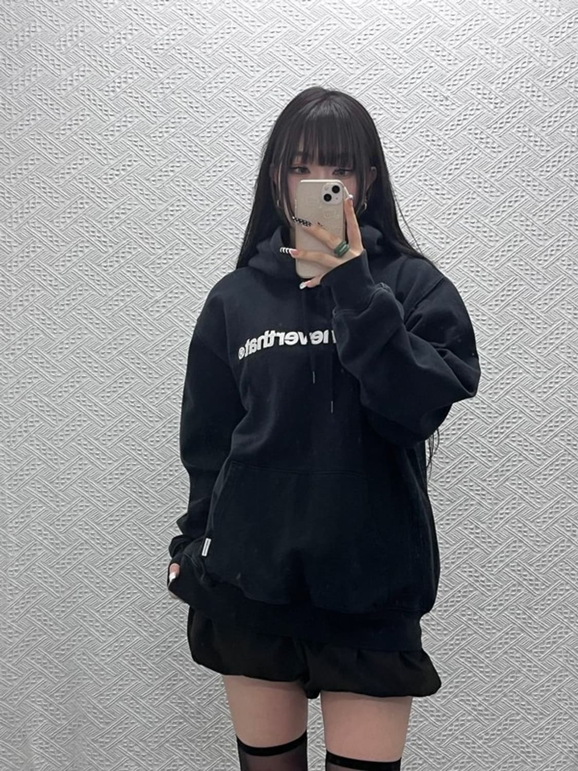 디스이즈네버댓 모던 캐주얼 빈티지 빅로고 후드티 XL C10386 상품이미지2