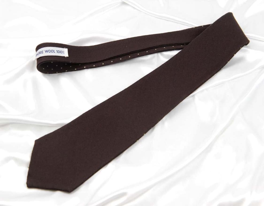 밀라숀 8.2cm A+등급 양면 울 니트 남자 명품 넥타이 상품이미지3