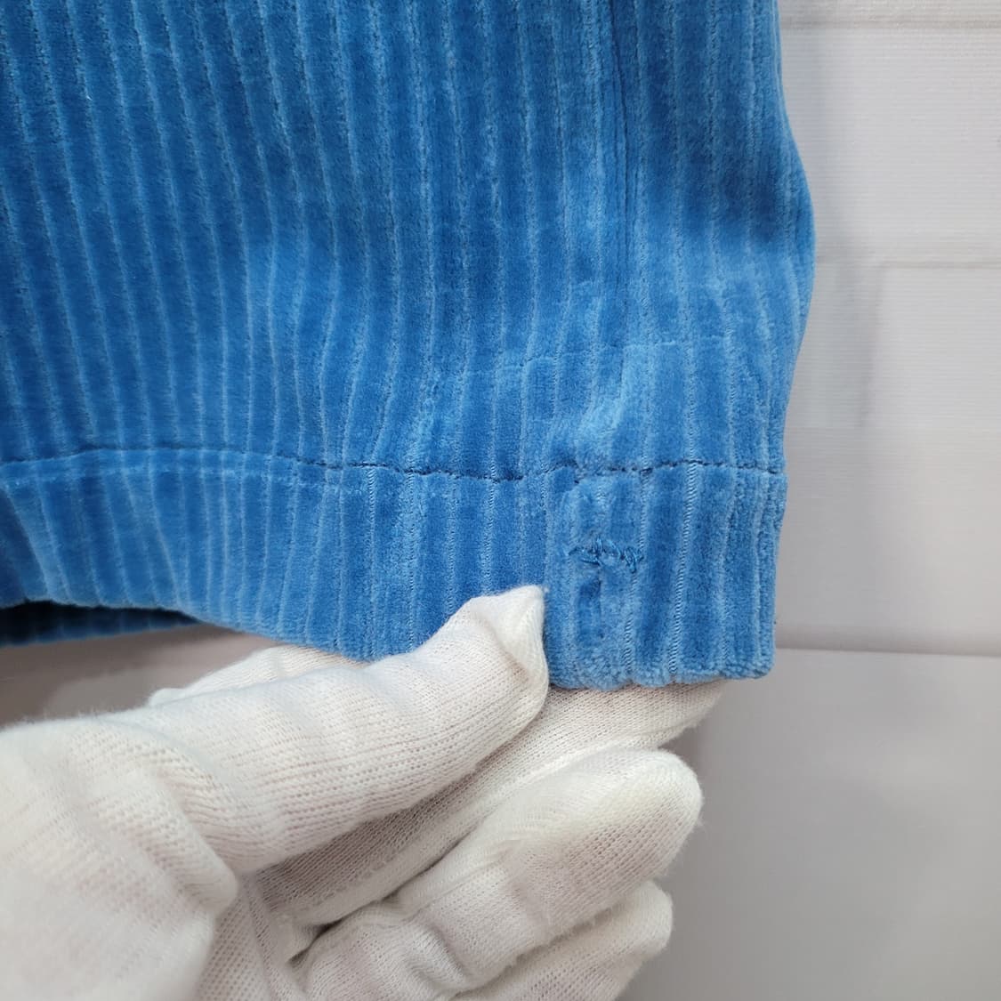 나이키 상하세트 골지 벨벳 반집업 긴발 크롭 와이드 팬츠 S M사이즈 상품이미지8