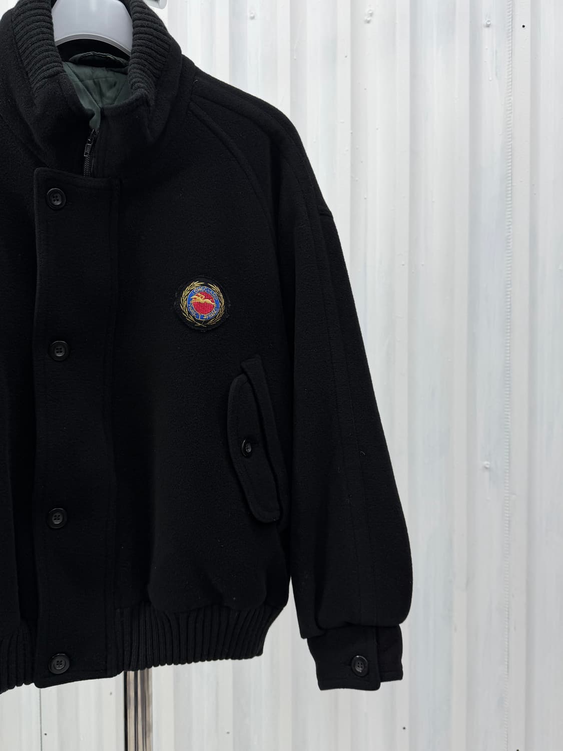 80s Longchamp Heritage Wool Bomber 상품이미지5
