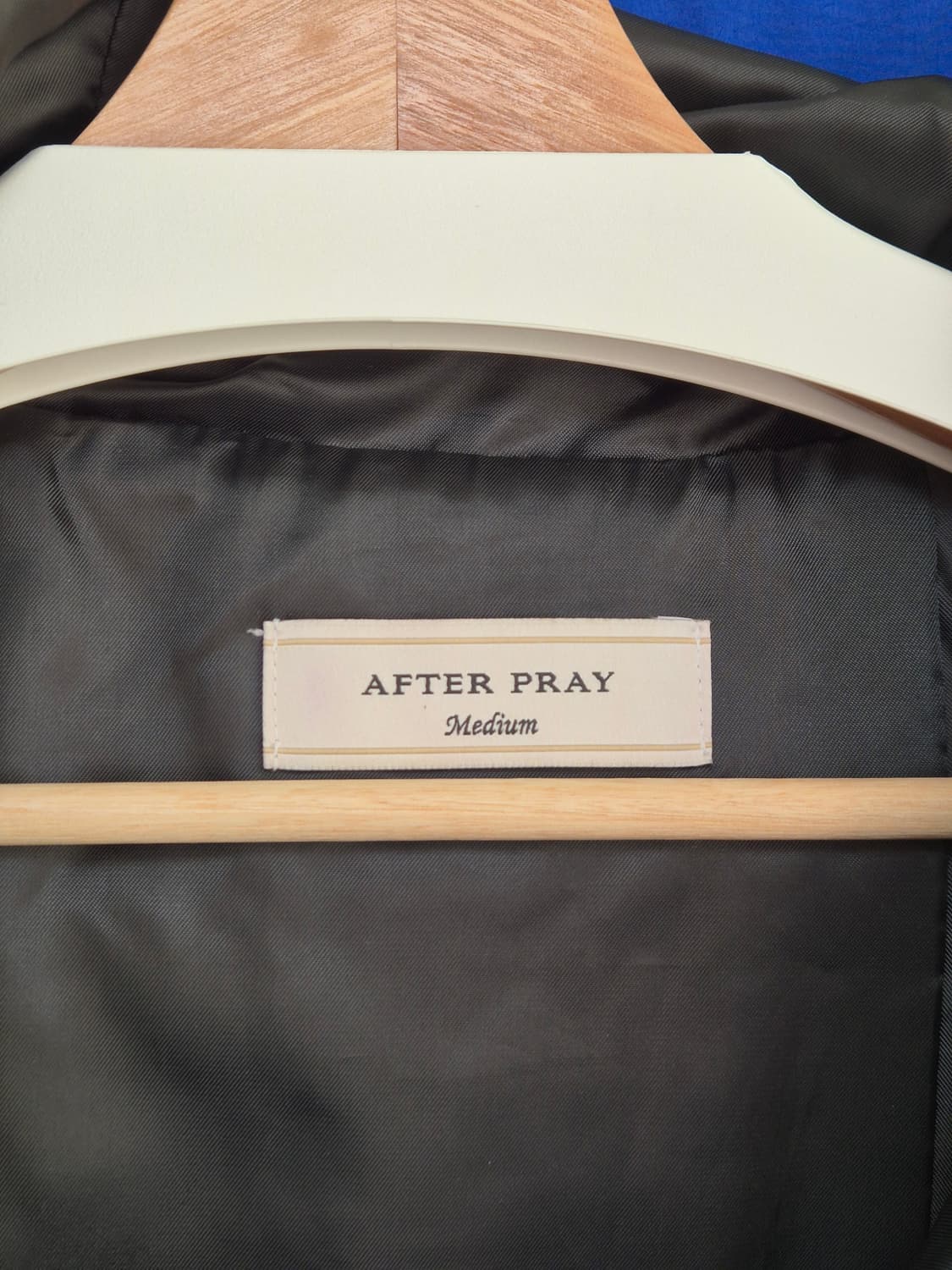 애프터프레이 레저 밀리터리 후디 쉘파카 블루 M 상품이미지5