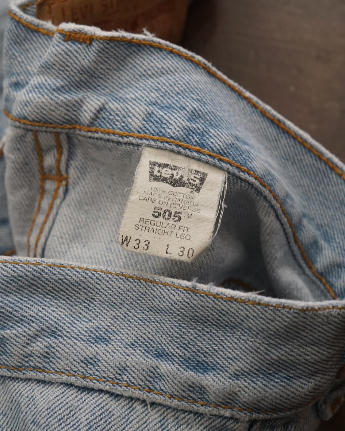 90s Levis 505 made in canada 상품이미지6