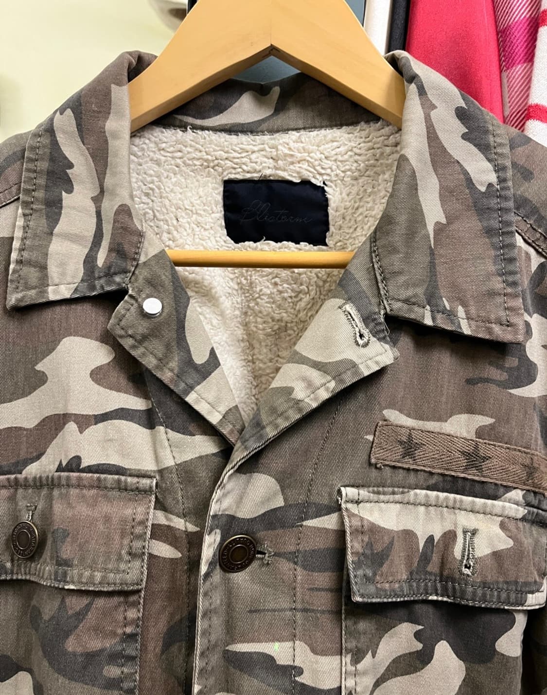 FUR LINED CAMO FIELD JACKET 상품이미지3