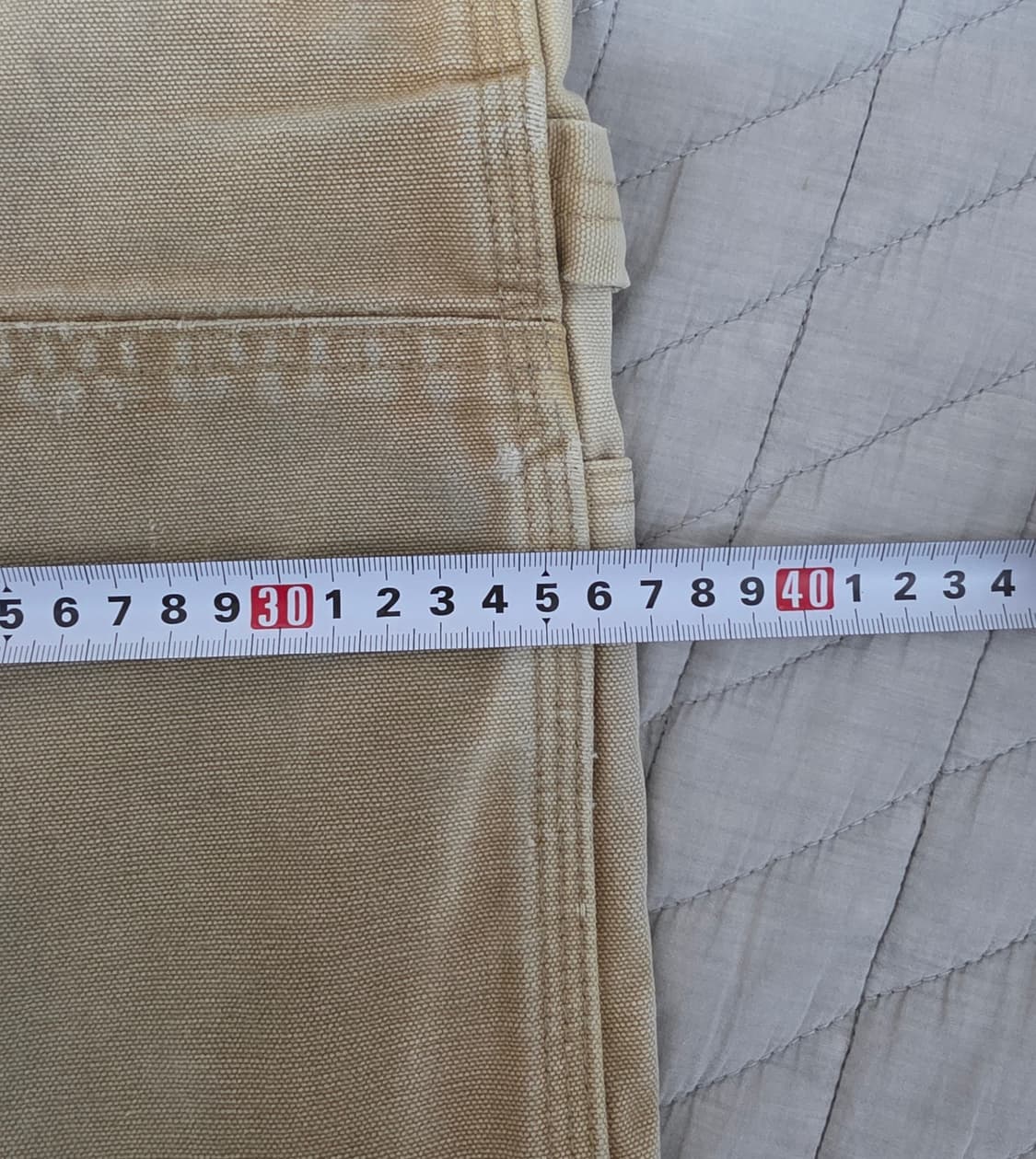 [38X30] 칼하트 더블니 B01 BRN 워크팬츠 크레이지페이드 T-8 상품이미지9