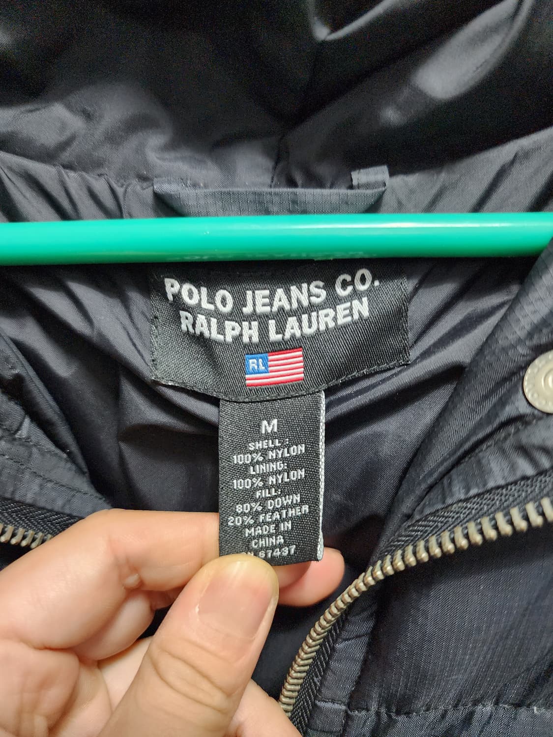 폴로 랄프로렌 하단로고 다운 롱패딩 상품이미지7