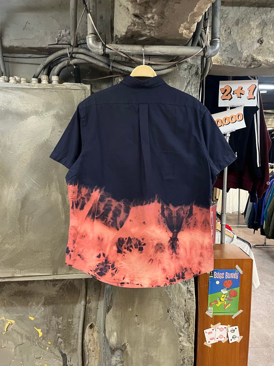 폴로 랄프로렌 타이다이 반팔 셔츠 네이비 XL #csz3716 상품이미지2