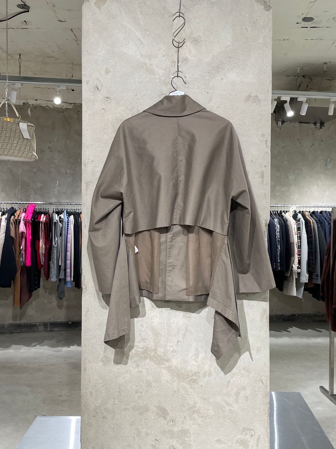 와이즈 카키 플랩 포켓 인시전 코튼 자켓 상품이미지6