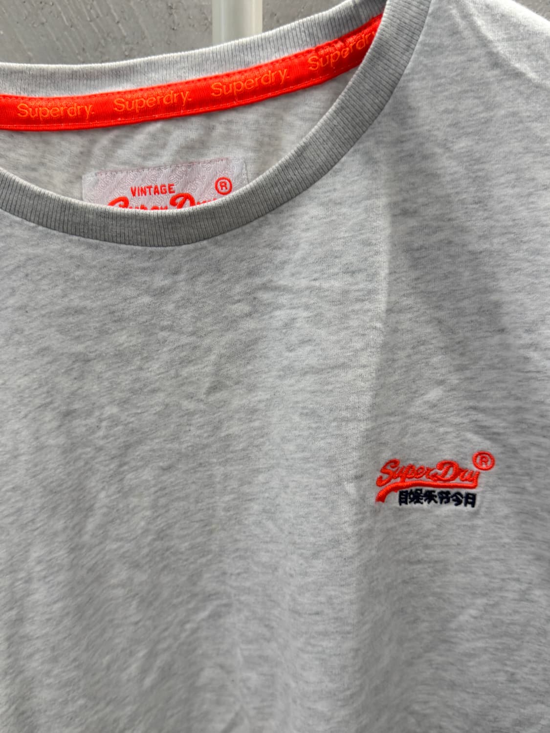 수퍼드라이 그레이 반팔 티셔츠 XL 상품이미지3