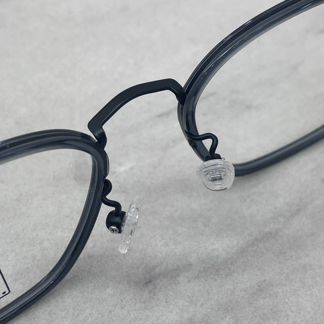 D01 경성 京城 FLEX21 그레이 웰링턴 콤비 뿔테 안경 상품이미지4