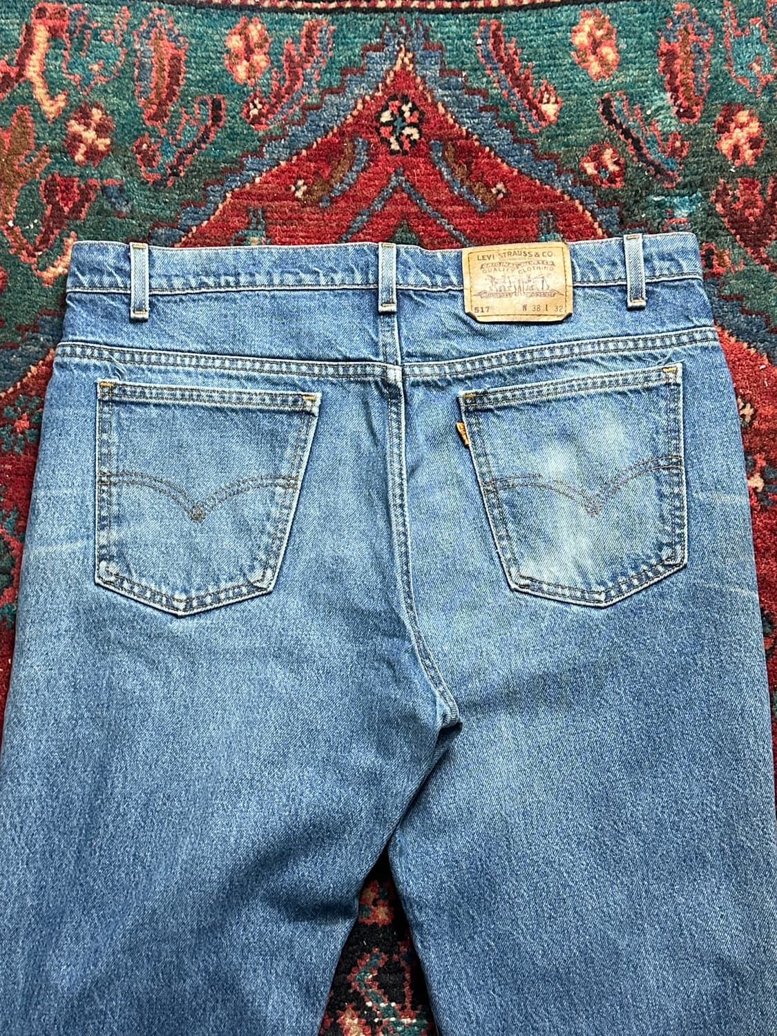 90's USA Made 빈티지 리바이스 517 부츠컷 오렌지탭 상품이미지6