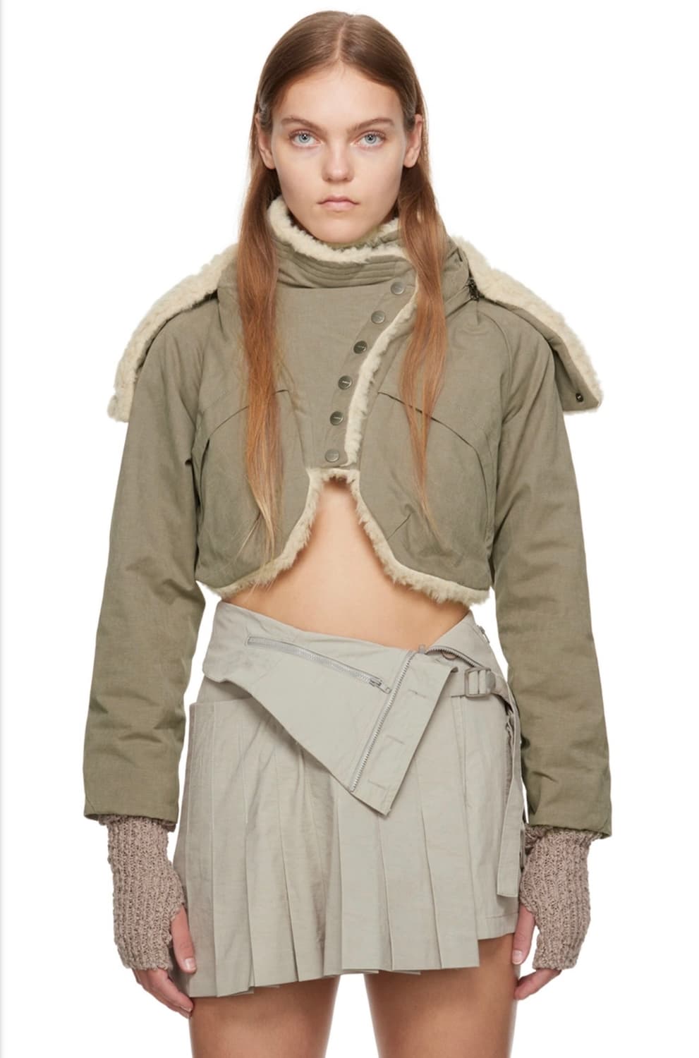 혜인서 크롭 퍼 자켓 구합니다! 상품이미지1