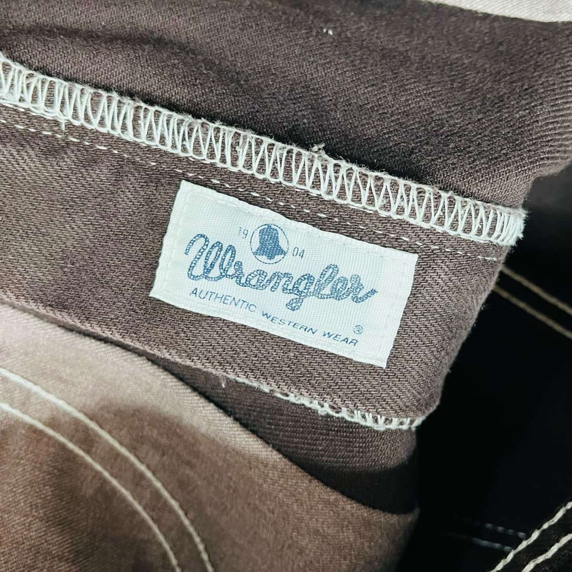 랭글러 블루 벨 지퍼 플라이 웨스턴 빈티지 팬츠 상품이미지9