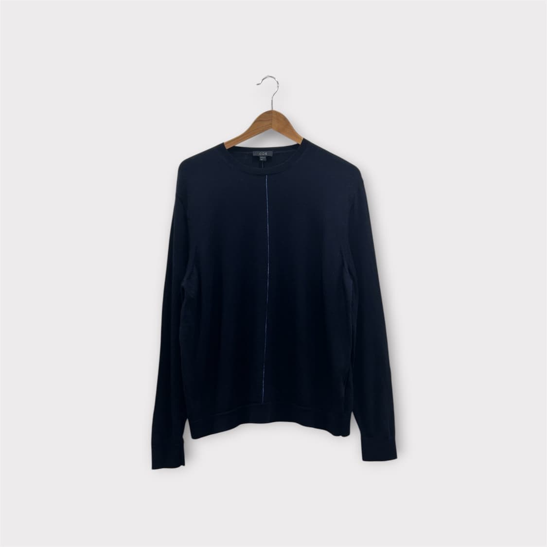 코스 COS 얇은 울 100% 니트 남성 XL 네이비 상품이미지1