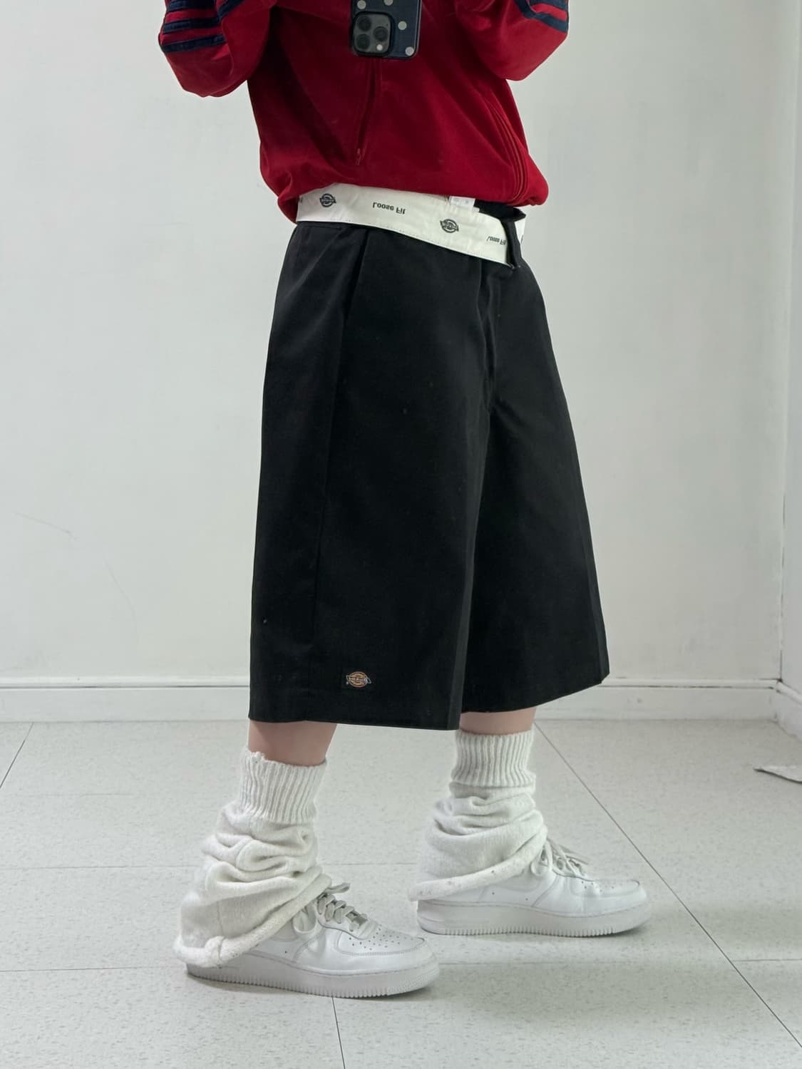 디키즈 루즈핏 블랙 버뮤다 팬츠 상품이미지2