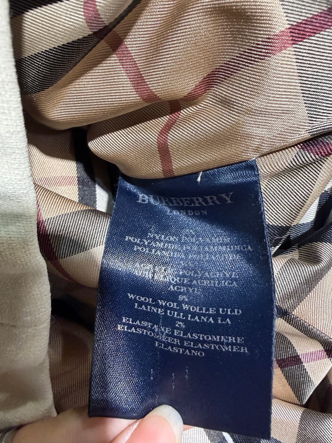 버버리 코튼 투웨이 자켓 상품이미지7