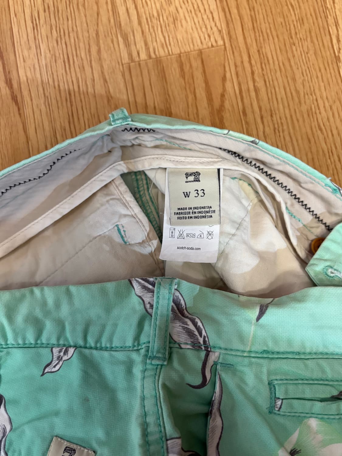 스카치앤소다 보태니컬 프린트 클래식 쇼츠  상품이미지5