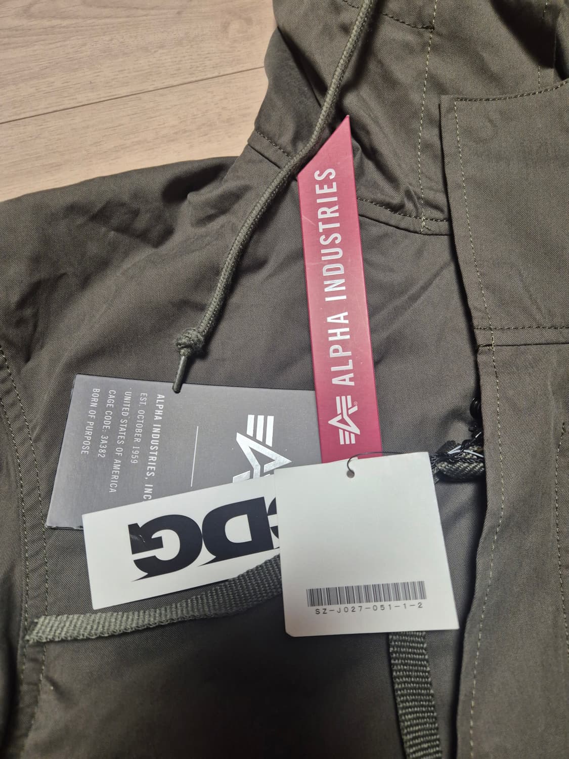 [새상품/S] 꼼데가르송 CDG x 알파인더스트리 바이어스 M-51 야상 상품이미지2