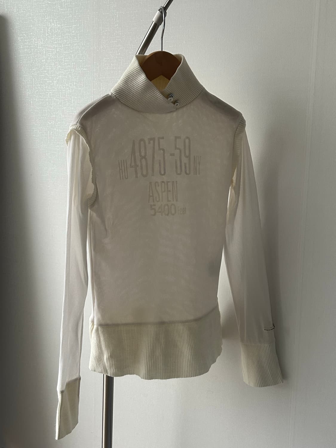 이탈리아 빈티지 시스루 탑 상품이미지1