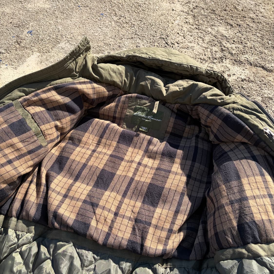 에디바우어 빈티지 구스다운 패딩 자켓 M 상품이미지9