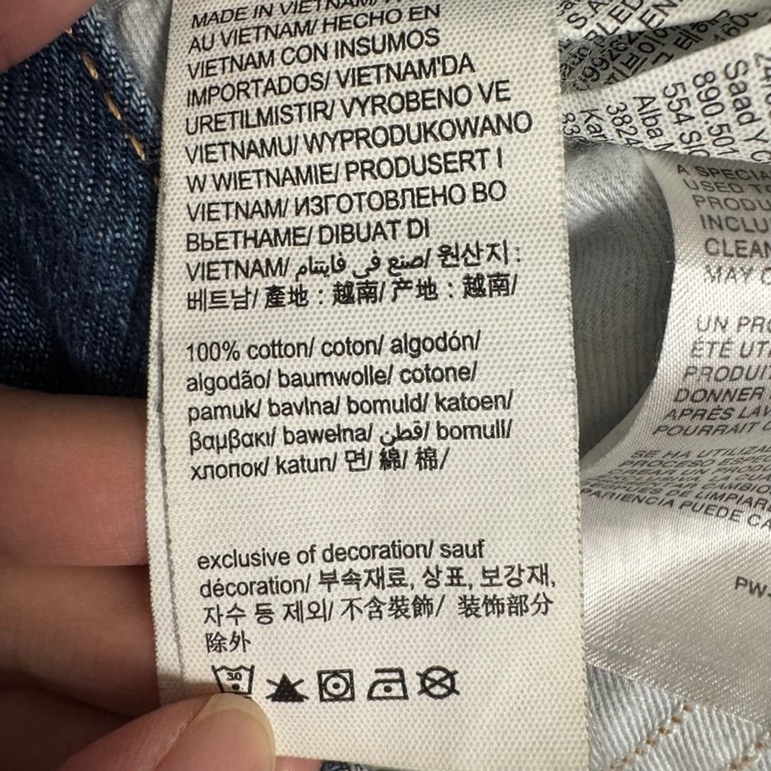 CALVIN KLEIN 데님 팬츠 W36 L34 상품이미지6