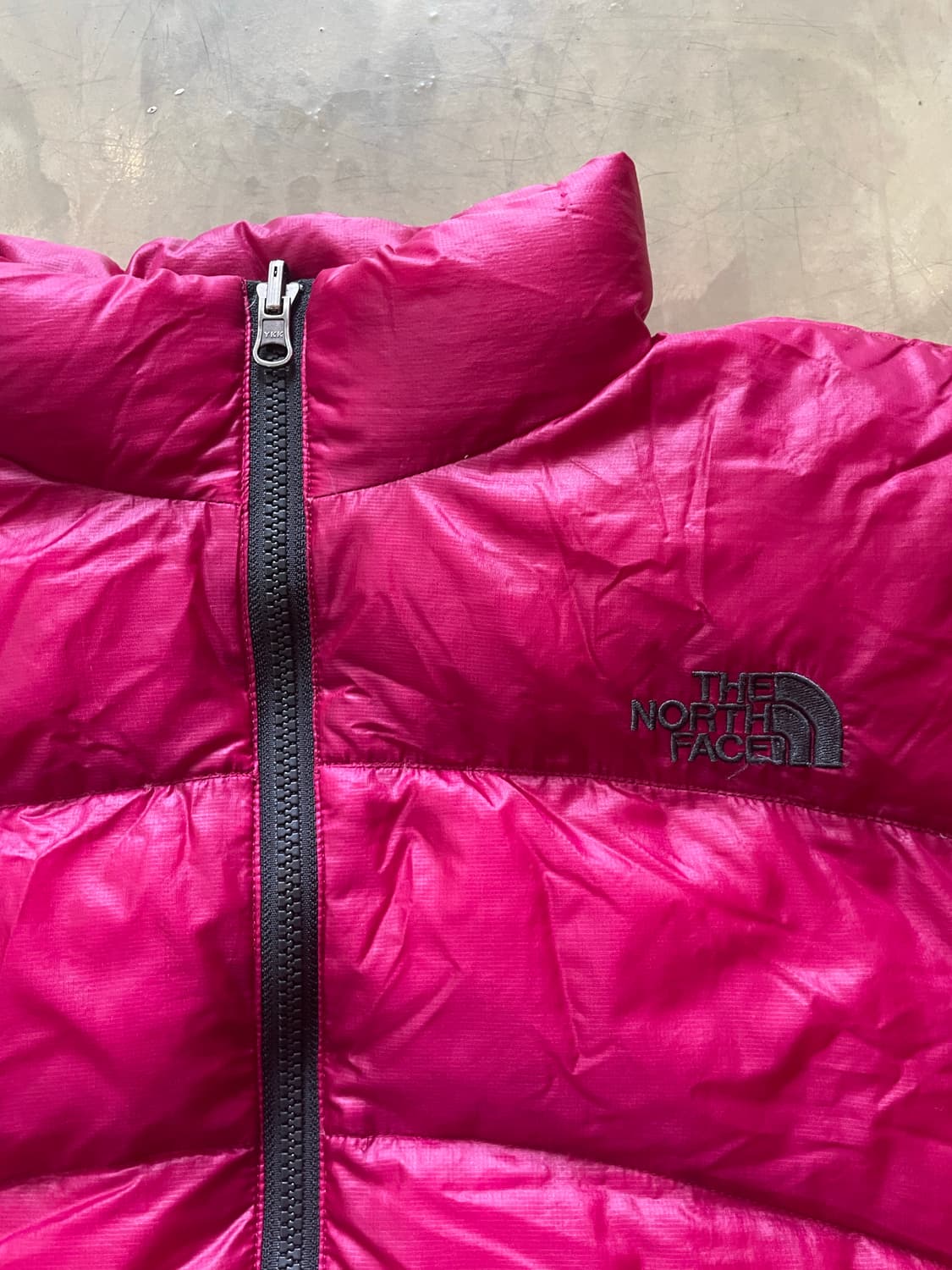 노스페이스 핑크 경량 패딩 95 상품이미지6