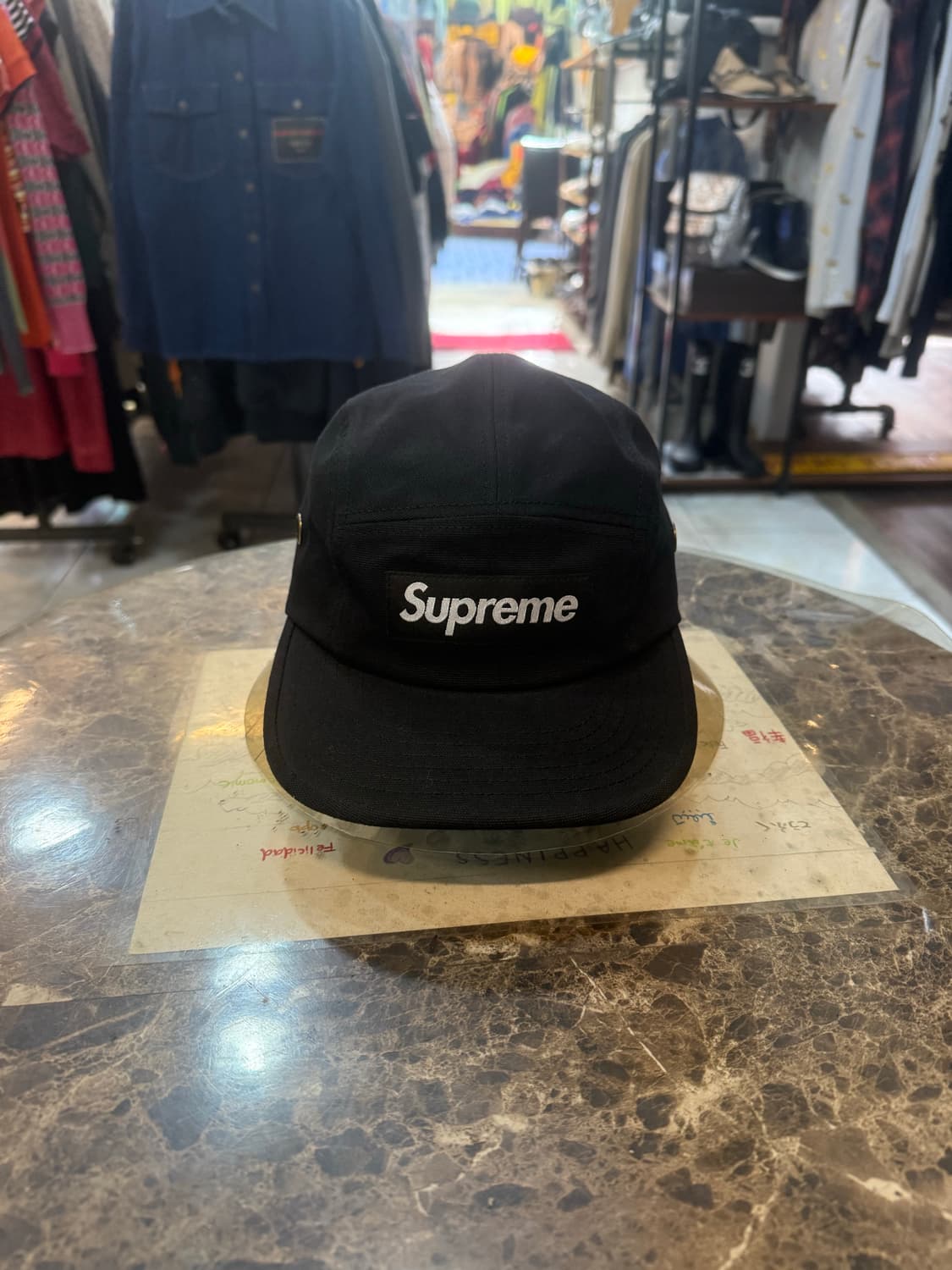 정품 슈프림 워시드 치노 트윌 캠프캠 팝니다 상품이미지1