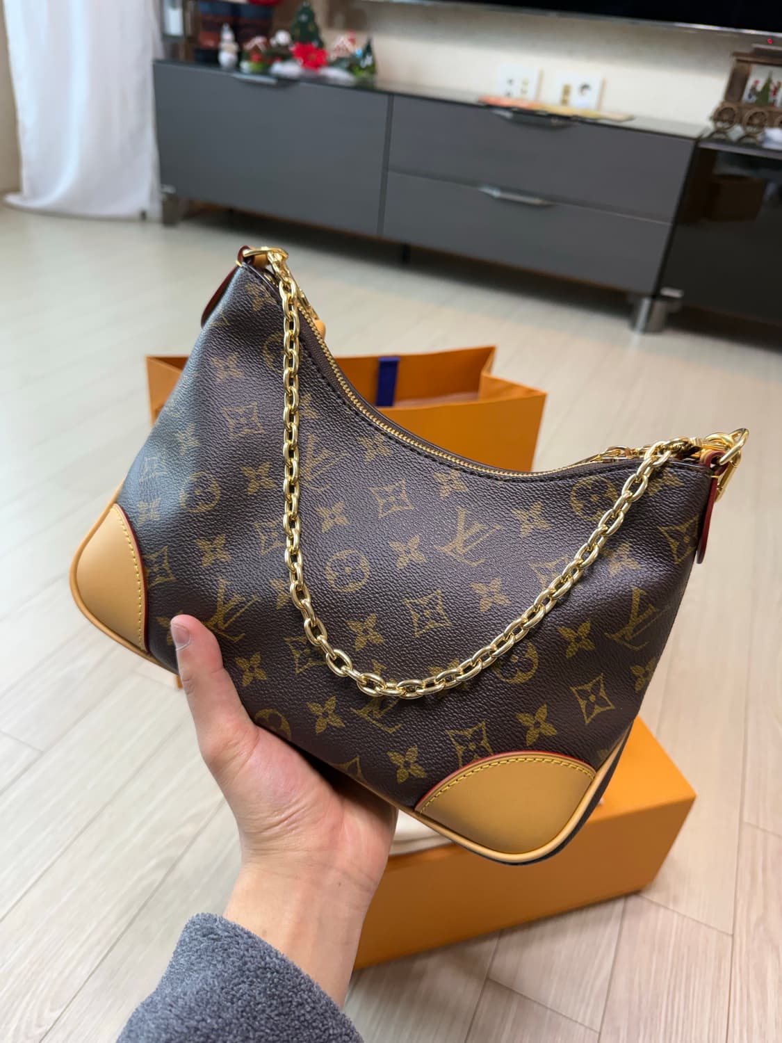 [ONE SIZE] 루이비통 모노그램 불로뉴 숄더백 상품이미지5