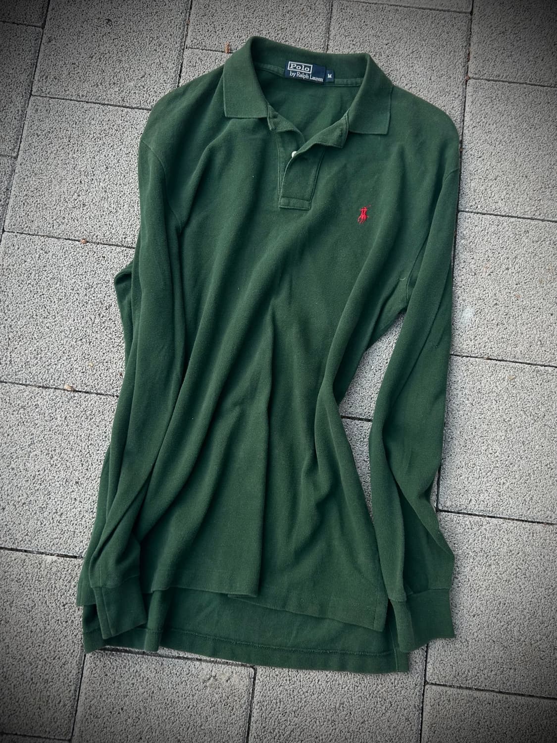 2000s POLO 딥그린 카라 포니 롱슬리브  상품이미지1