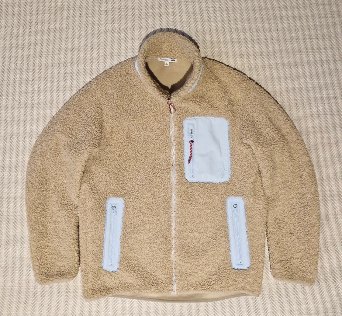 유니클로 X JW앤더슨 보아 후리스 자켓 L  상품이미지2