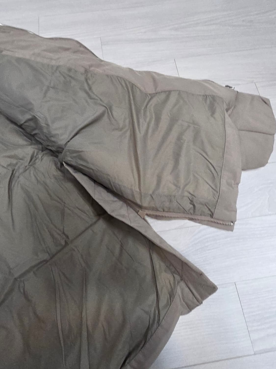 AND Z 패딩 점퍼 베이지 105 사이즈 상품이미지10