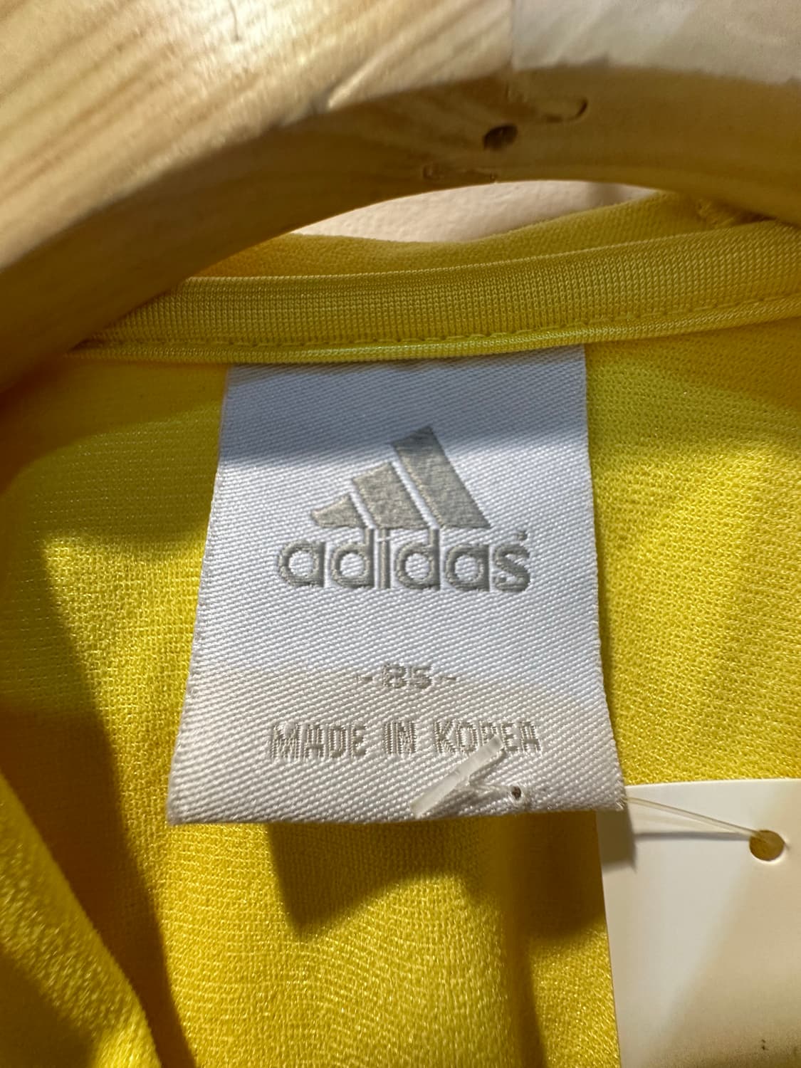 아디다스 큐빅 이니셜로고 옐로우 후드집업 상품이미지4
