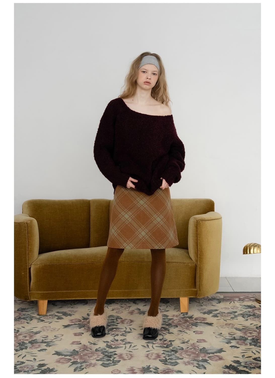 WITHOUTSUMMER Blush boucle knit 상품이미지2