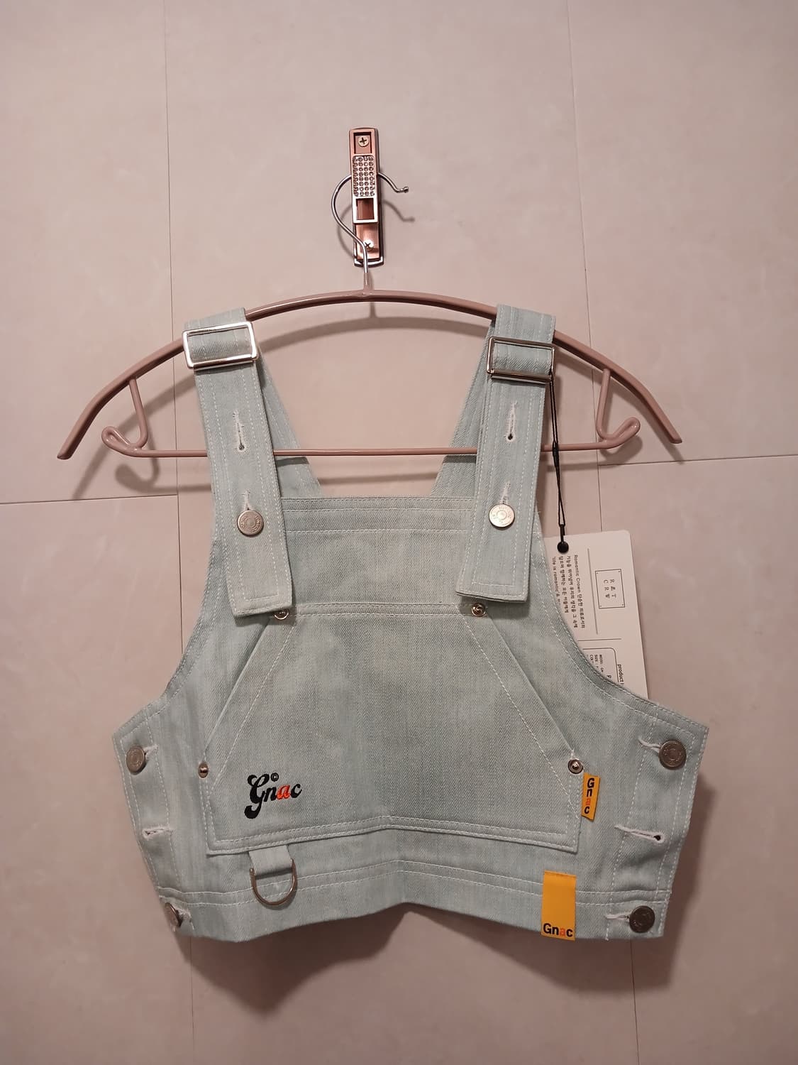 로맨틱크라운 정품 여성 청 멜빵 뷔스티에 85 사이즈 상품이미지1