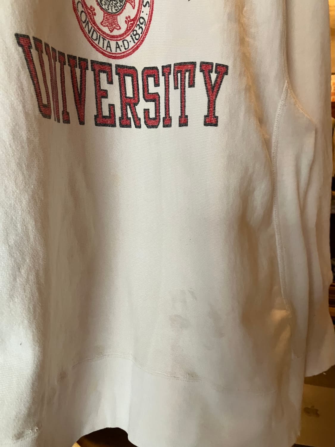 80s USA 빈티지 챔피온 리버스위브 스웻 셔츠 맨투맨 상품이미지3