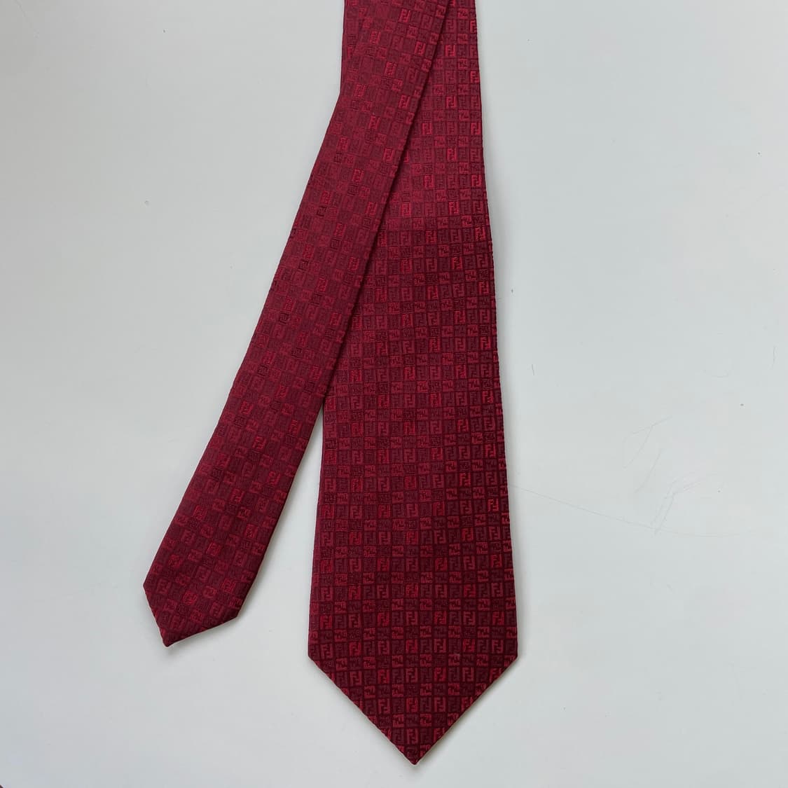 펜디(FENDI) 모노그램 신형라벨 명품 정품 넥타이 상품이미지2