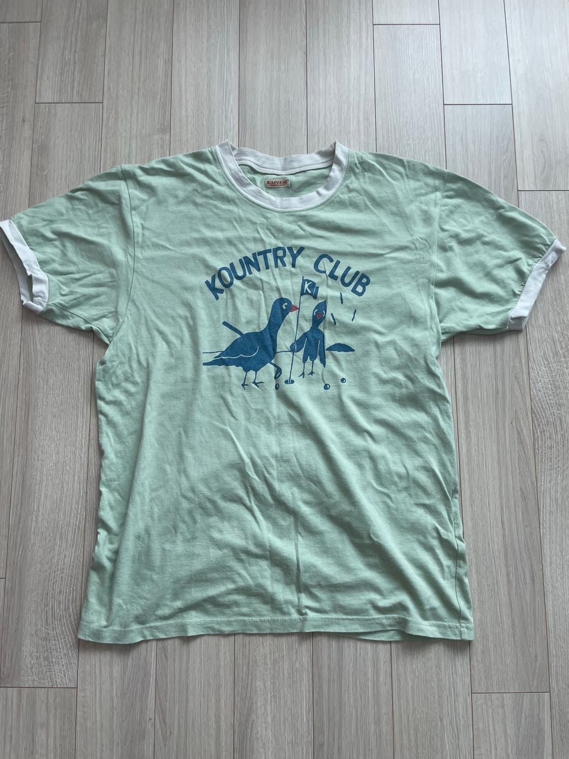 캐피탈 20 텐지쿠 링거 티셔츠 컨트리 클럽 Pt민트 상품이미지2