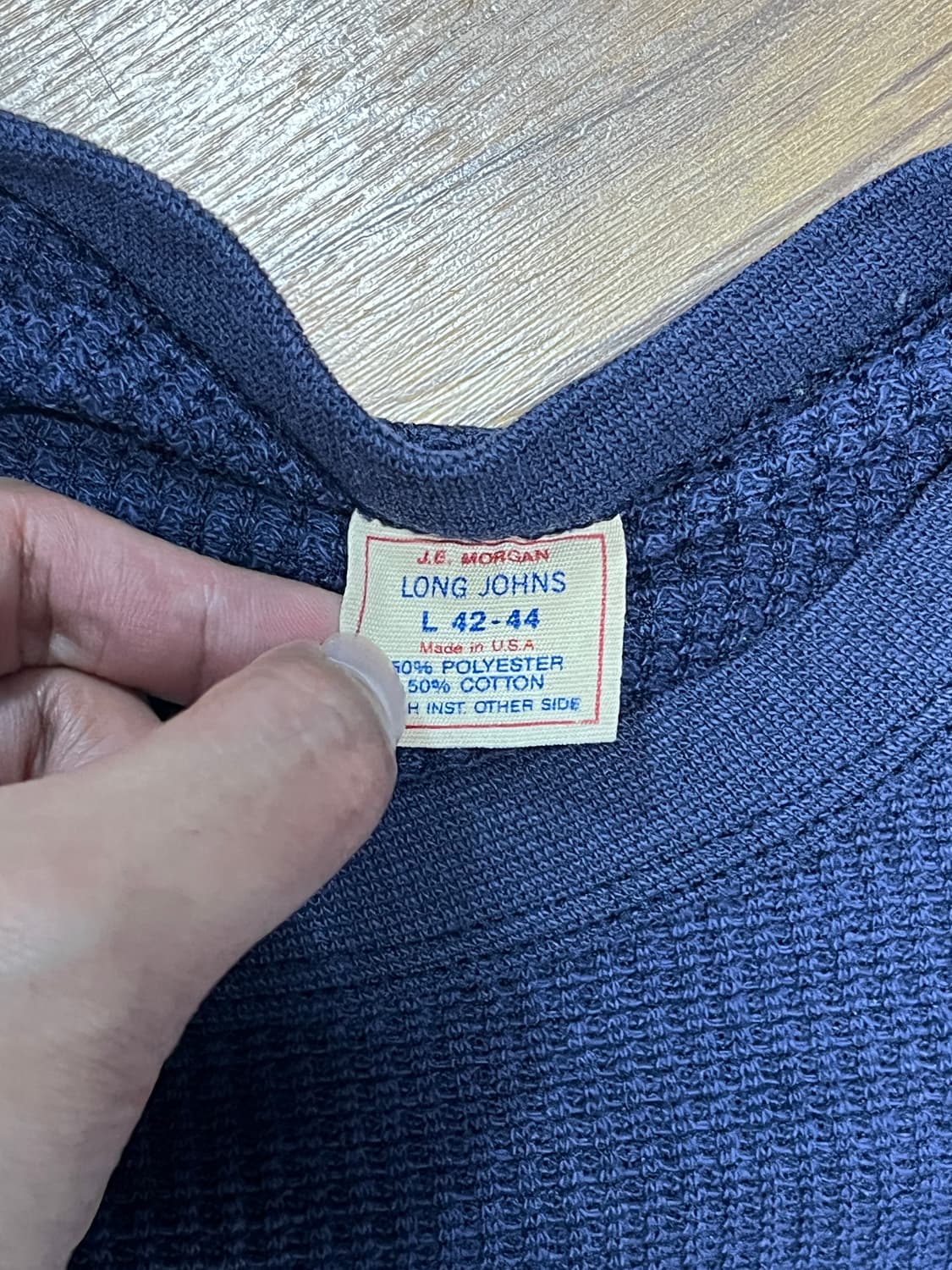70s 빈티지 써멀 와플 롱슬리브 상품이미지2