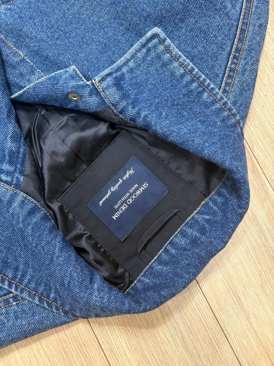 simwood denim ma-1 상품이미지3
