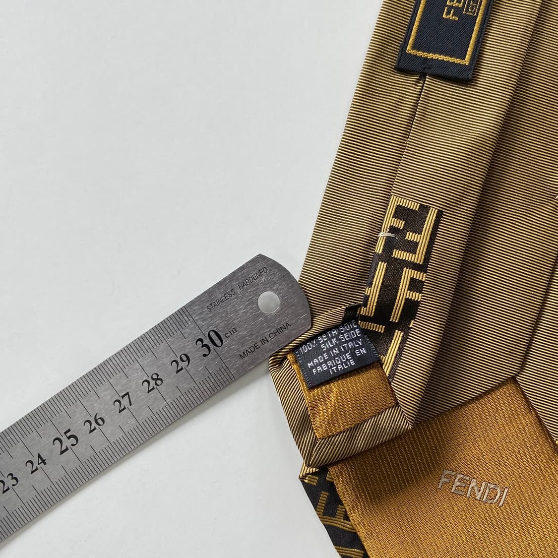 펜디 (FENDI) 모노그램 정품 명품 넥타이 상품이미지5