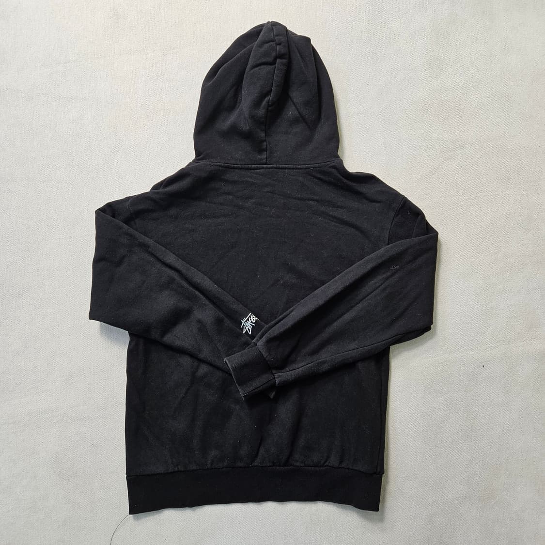 L 빈티지 블랙 후드티 0305Y 상품이미지2