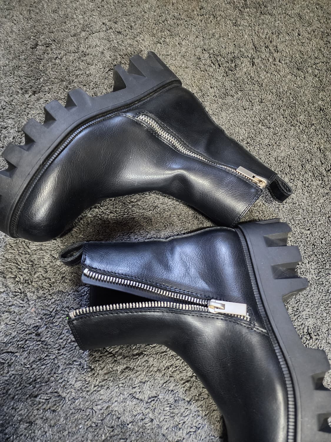 자라 블랙 첼시 부츠 275사이즈 상품이미지6