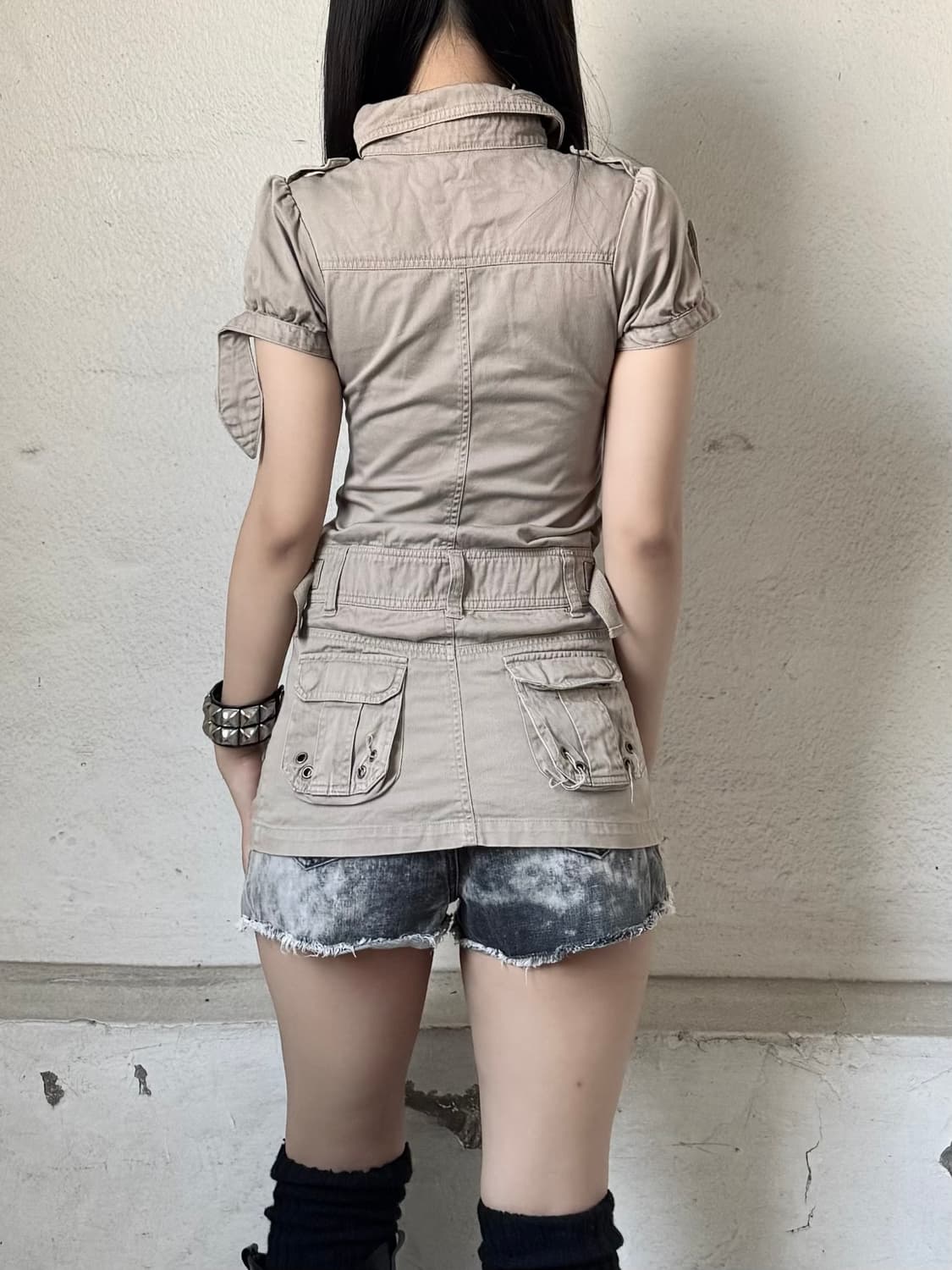 Beige cargo ops 상품이미지3