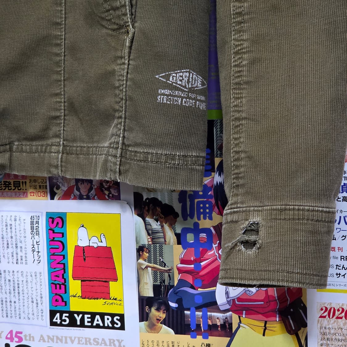 JPN 카키 라이더 무드 코튼 자켓 상품이미지5