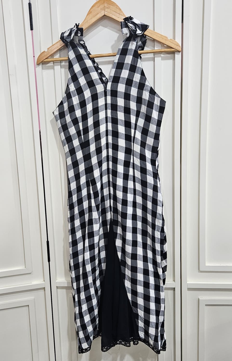 체크 프릴 원피스 상품이미지6