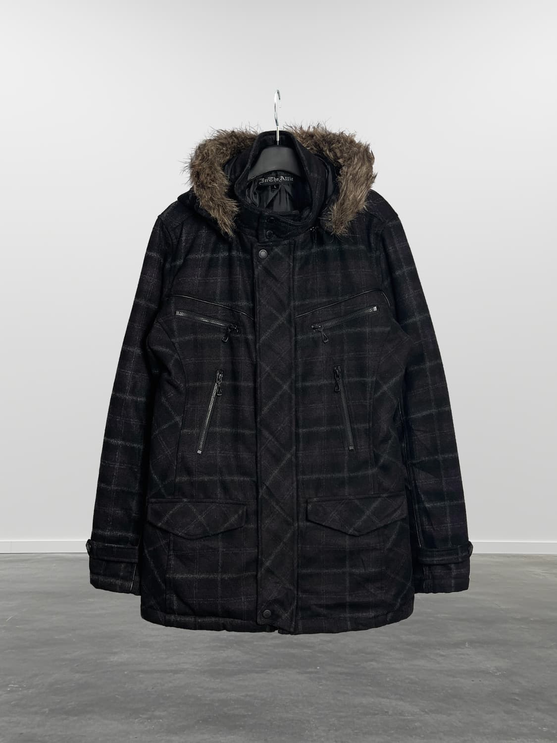 인 더 애틱 체크 집업 자켓  상품이미지1